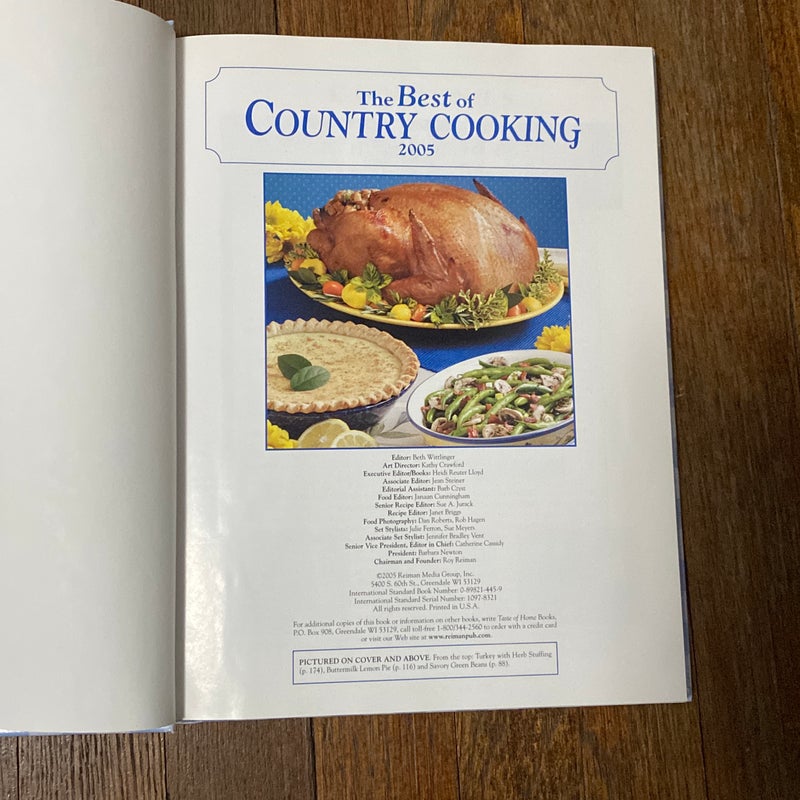 The Best of Country Cooking, 2005