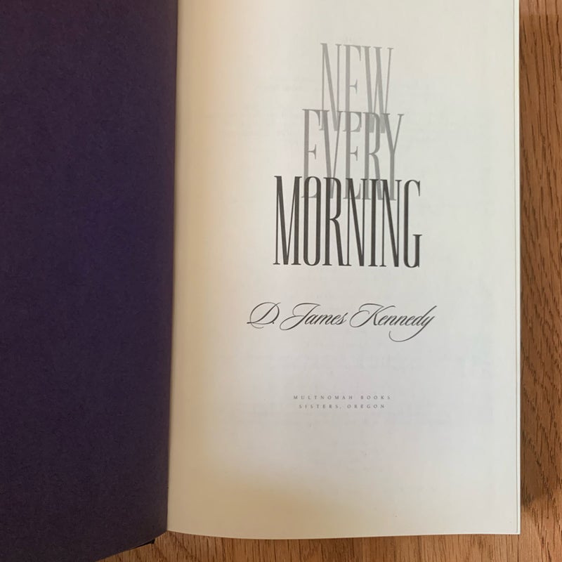 New Every Morning