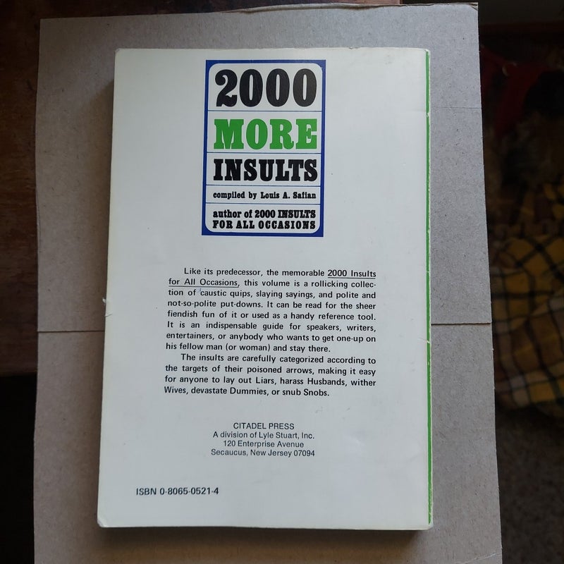 2000 More Insults