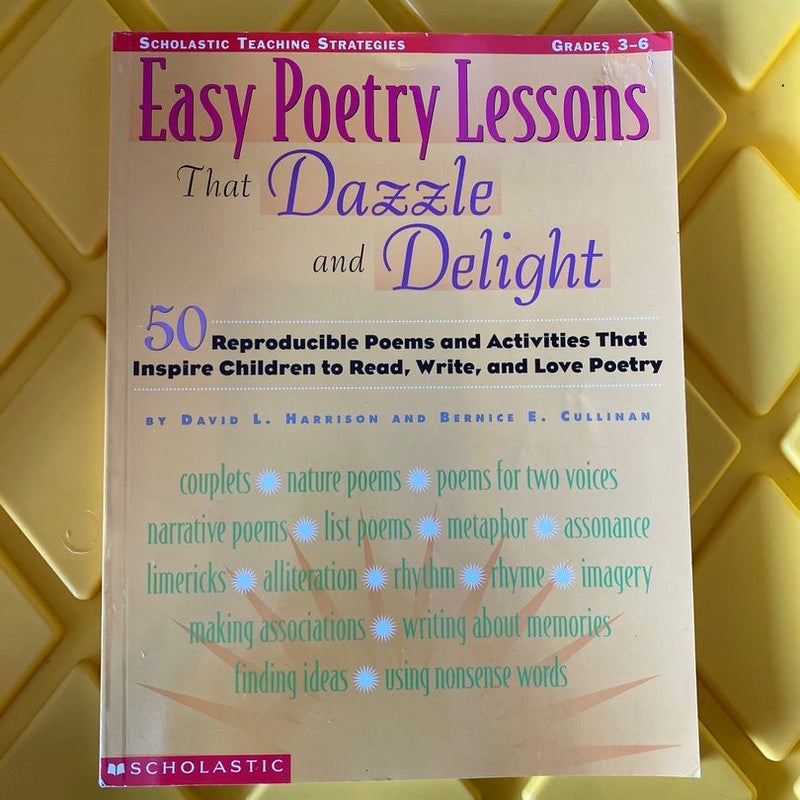 Easy Poetry Lessons That Dazzle and Delight