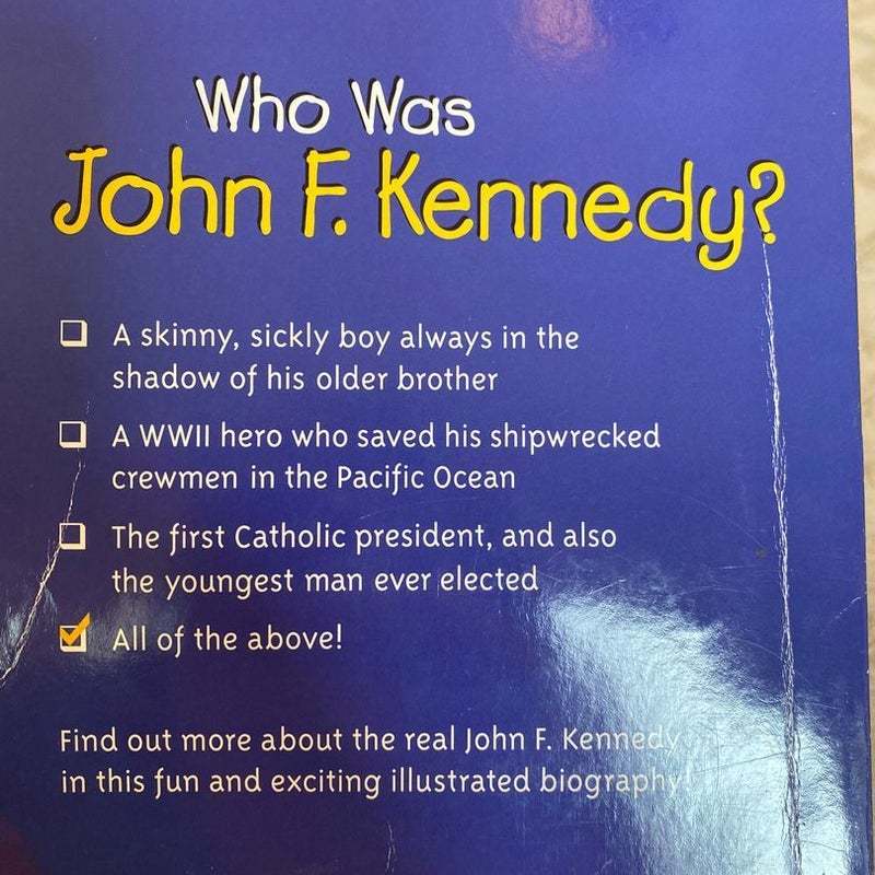 Who Was Jackie Robinson? Who was John F Kennedy? Who was Milton Hershey? Who is Jane Goodall? Who was Leonardo daVinci? 