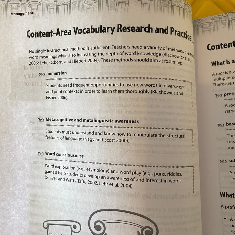 Getting to the Roots of Content-Area Vocabulary, Grade 3