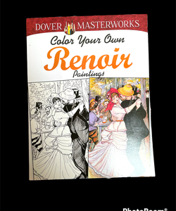 Dover Masterworks: Color Your Own Renoir Paintings