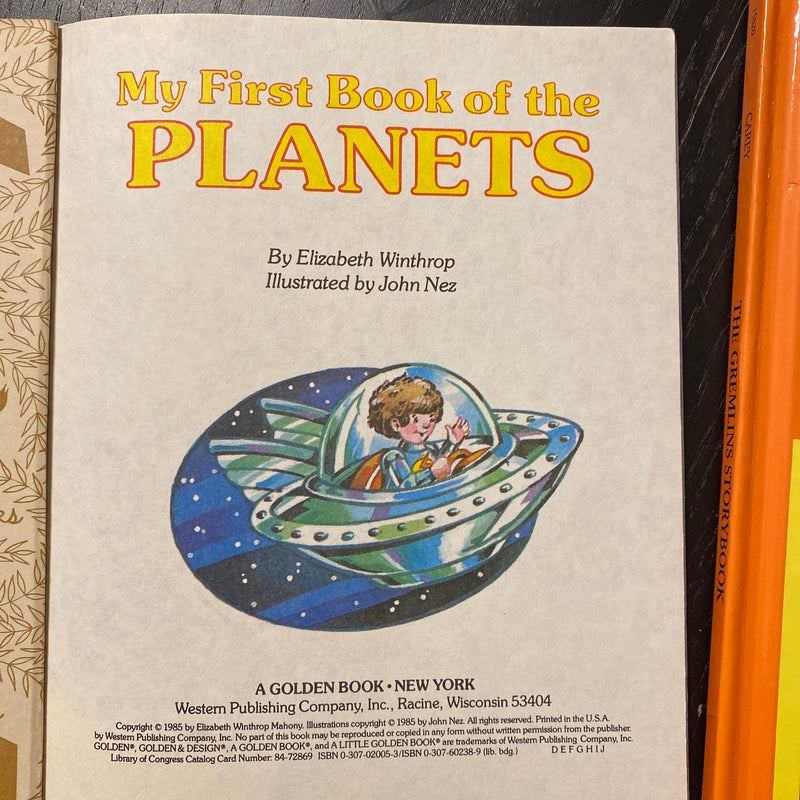 My first book of planets