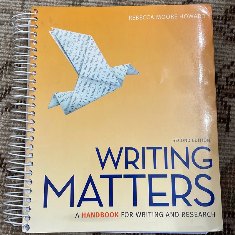 Writing Matters 2nd ed.