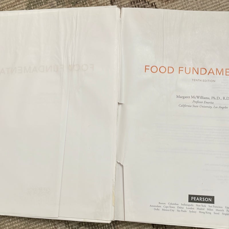 Food Fundamentals 10th ed.