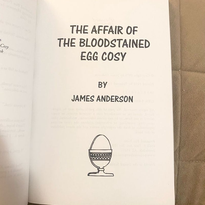 The Affair of the Bloodstained Egg Cosy 100227