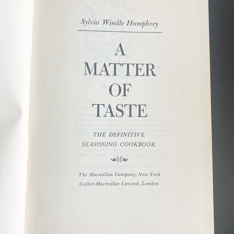 A Matter Of Taste  2224