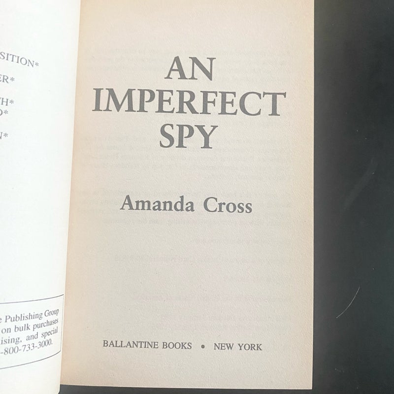 An Imperfect Spy 302/303