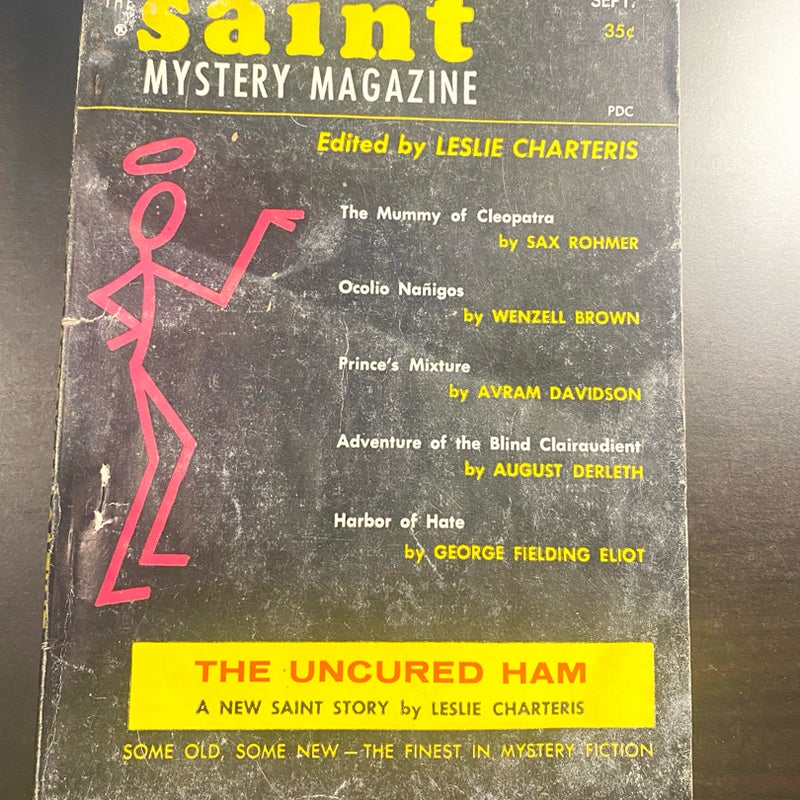 Saint Mystery Magazine September 1962