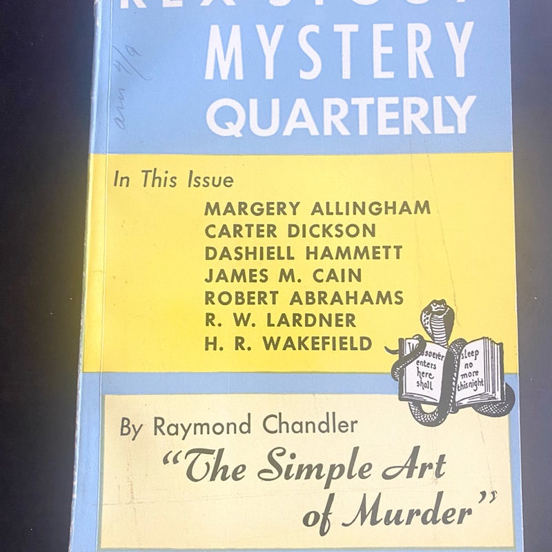 Mystery Quarterly May 1945