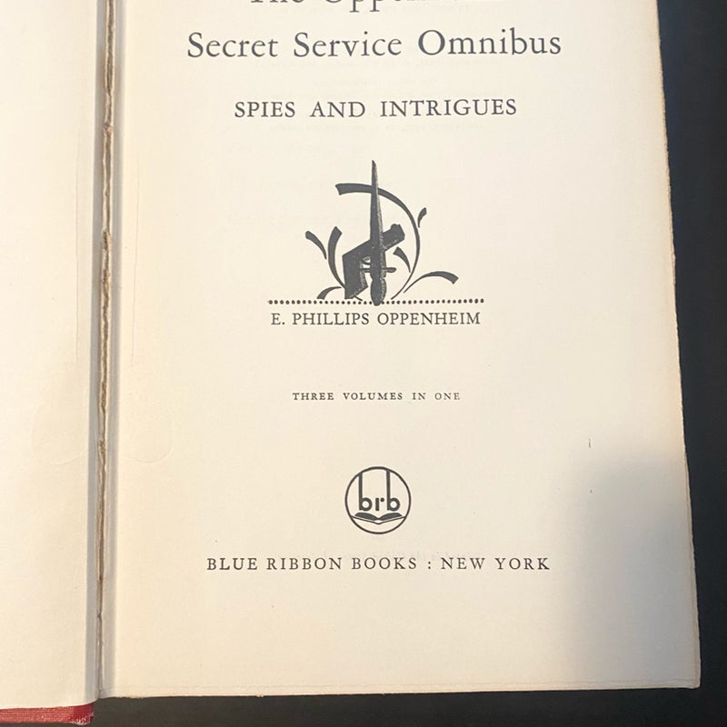 The Oppenheimer Secert Service Omnibus 