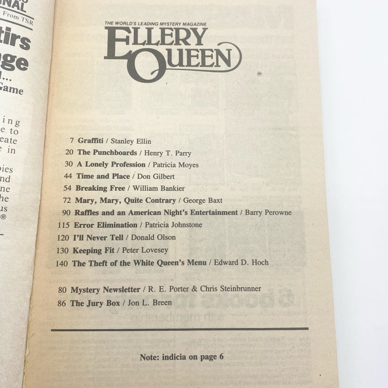 Ellery Queen 1983  EQ13 