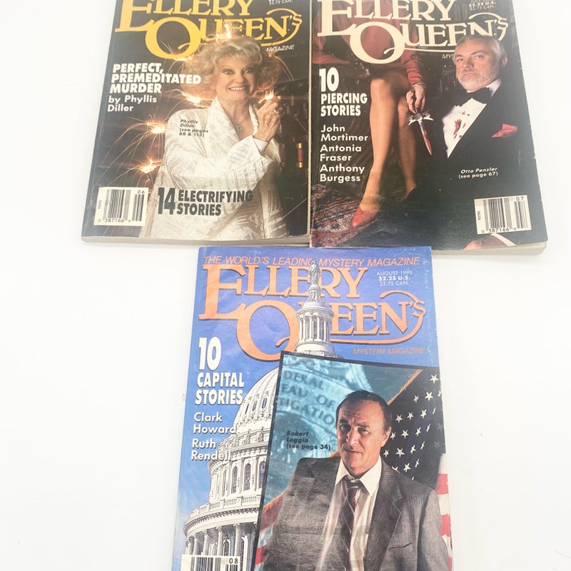 Ellery Queen 1990 lot of 3 EQ14