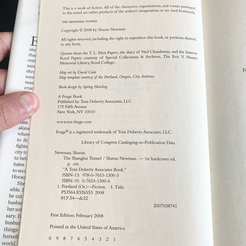 The Shanghai Tunnel by Sharan Newman, Hardcover Pangobooks