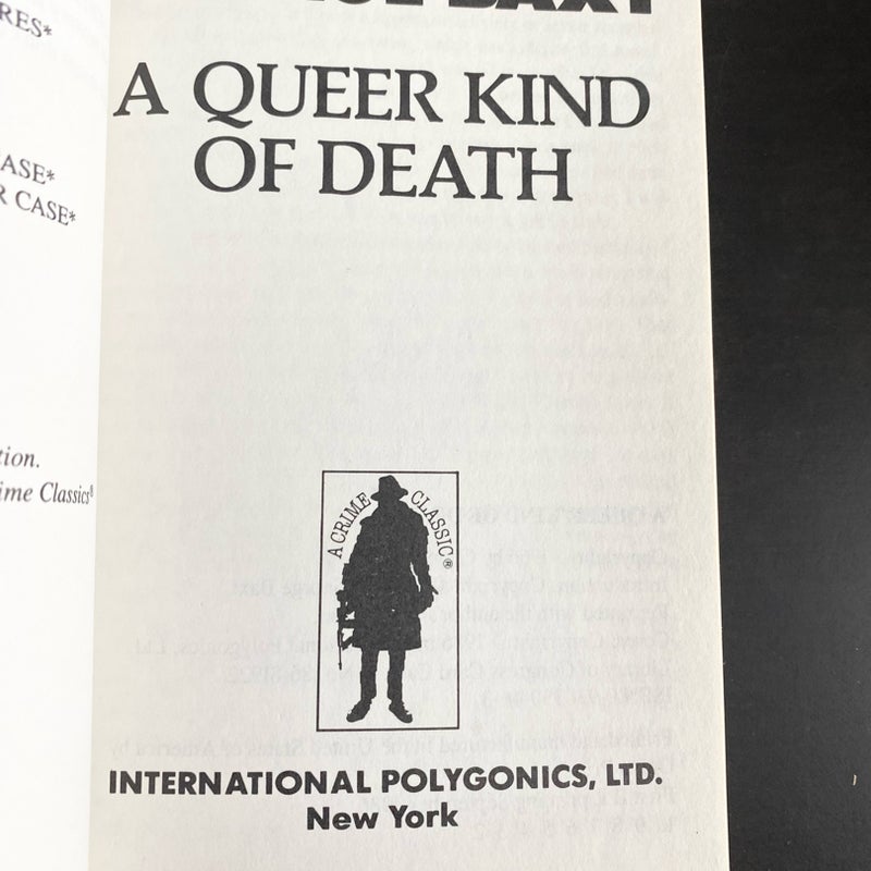 A Queer Kind of Death