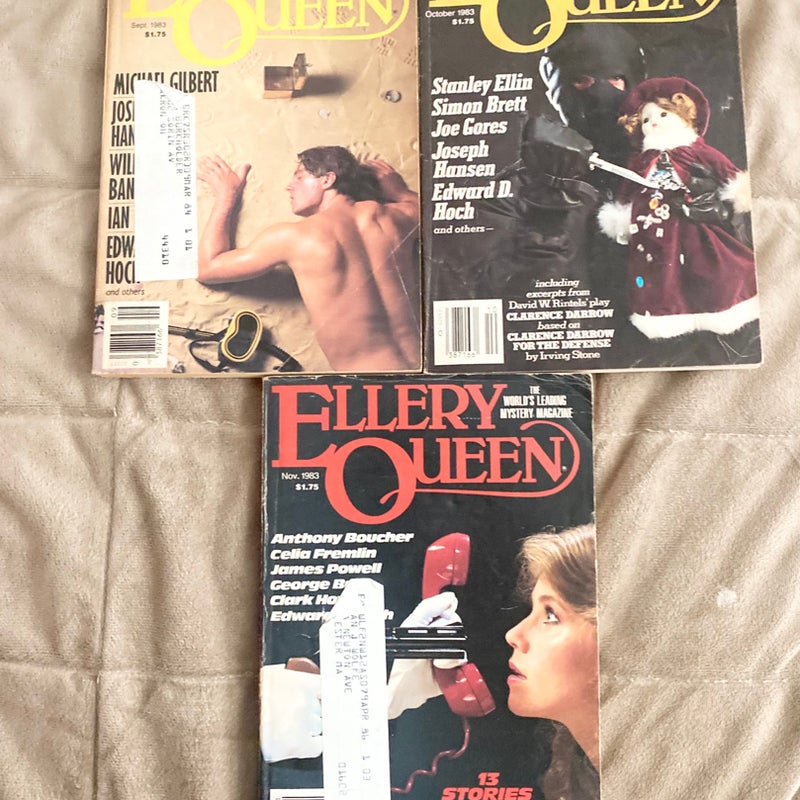 Lot of 3 Ellery Queen   EQ 26