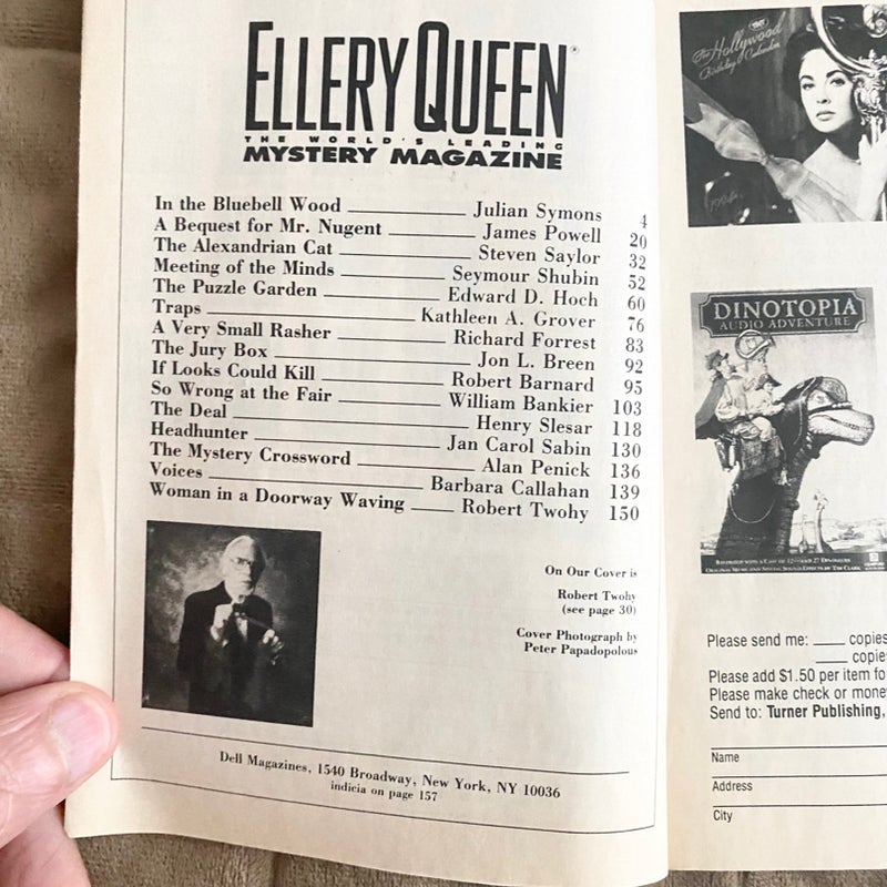Lot of 4 Ellery Queen 1994 Jan Feb April May EQ 28