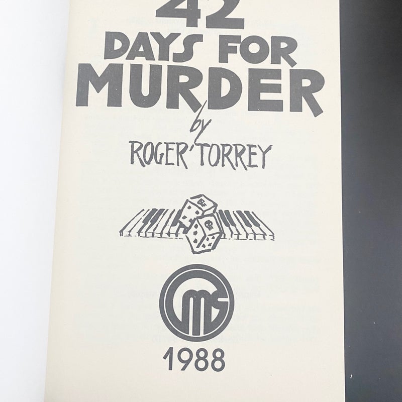 Forty-Two Days for Murder  10068