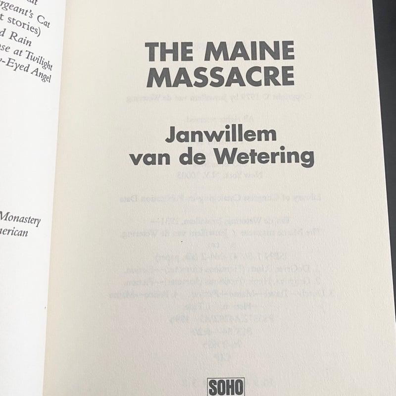 The Maine Massacre