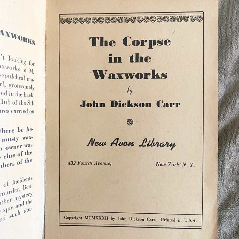 Corpse In The Waxworks    319