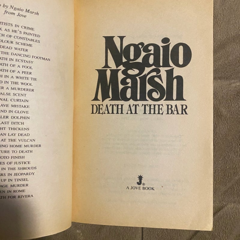 Death at the Bar  479