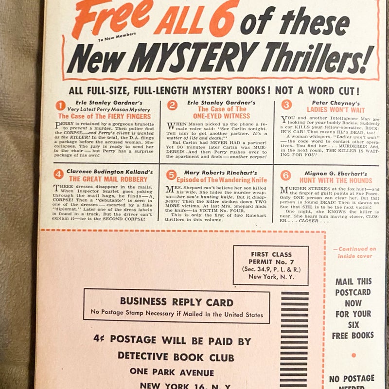 Ellery Queen Mystery Magazine Aug & Nov 1951