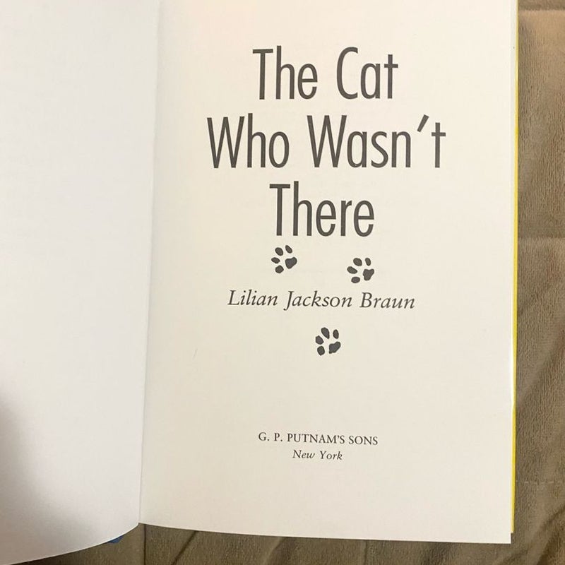 The Cat Who Wasn't There