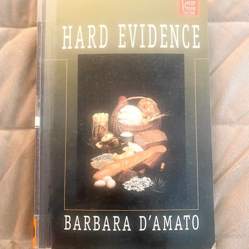 Hard Evidence Ex Lib Large Print  10163