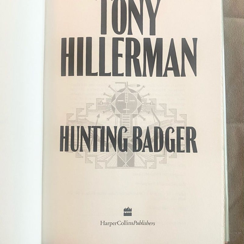 Hunting Badger  - Hardcover By Hillerman, Tony 3184