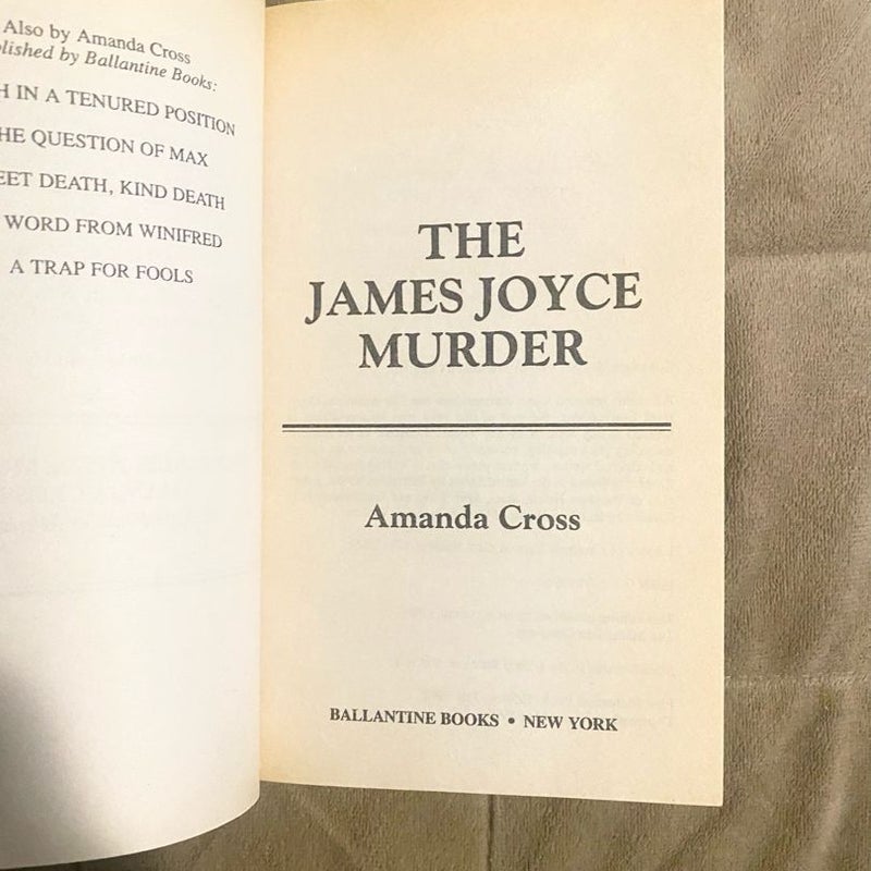 The James Joyce Murder  618