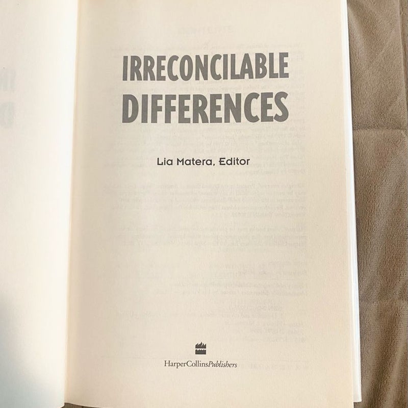 Irreconcilable Differences Ex Lib 3405