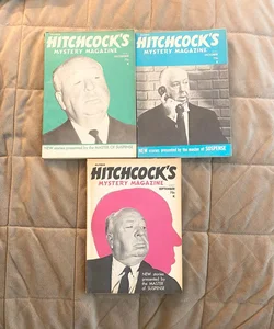 Alfred Hitchcock's Mystery Magazine - Lot of 3 Sept Oct & Dec 1975  H21