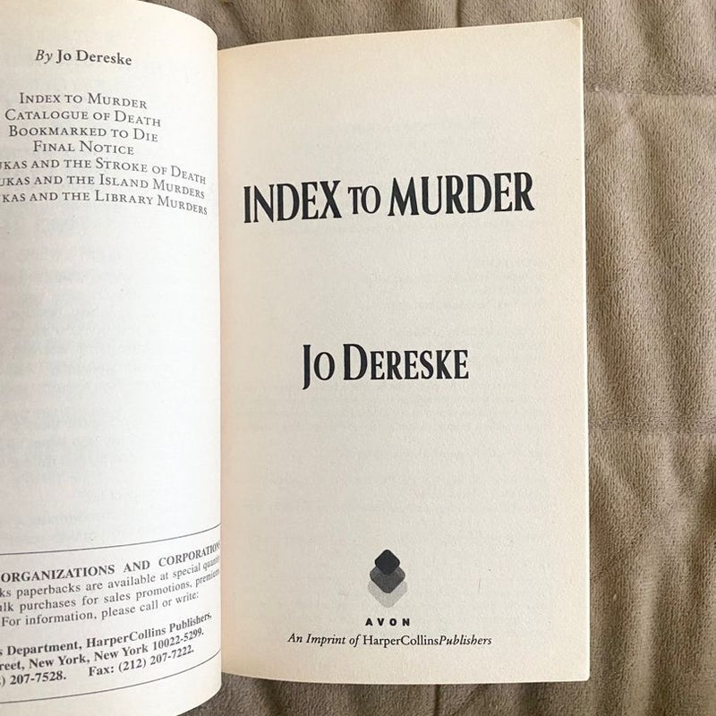 Index to Murder  680