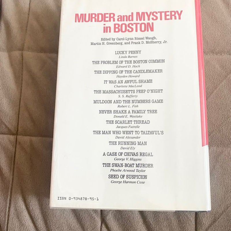 Murder and Mystery in Boston  3470