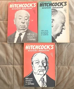 Alfred Hitchcock's Mystery Magazine - Lot of 3 May June & July 1975  H17