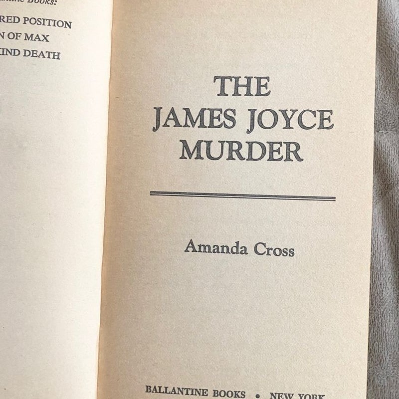The James Joyce Murder 685