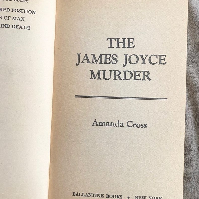 The James Joyce Murder