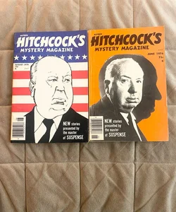Alfred Hitchcock's Mystery Magazine - Lot of 2 June & Aug 1976