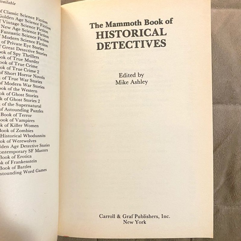 The Mammoth Book of Historical Detectives