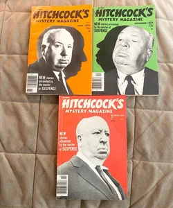 Alfred Hitchcock's Mystery Magazine - Lot of 3June Seot & Oct 1976 H13