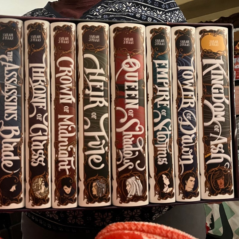 Throne of Glass Box Set with Nerdy Ink Covers