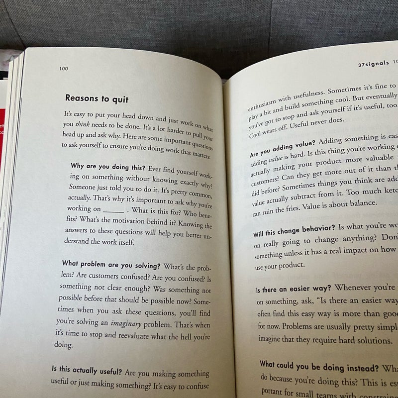 Rework By Jason Fried & Heinemeier Hansson