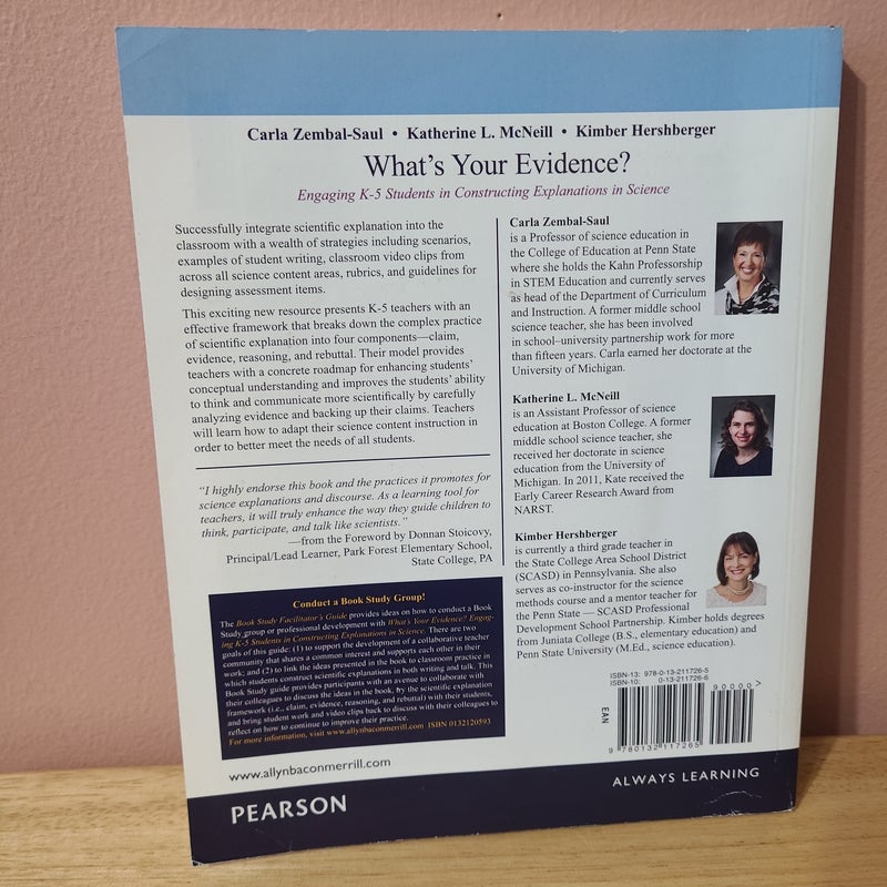 What's Your Evidence?
