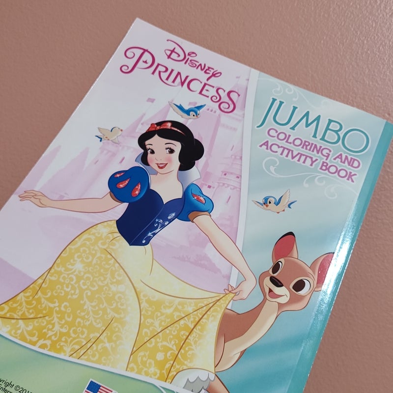 Disney Princess Jumbo Coloring and Activity Book 