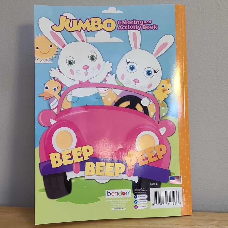Beep Beep Peep Jumbo Coloring and Activity Book