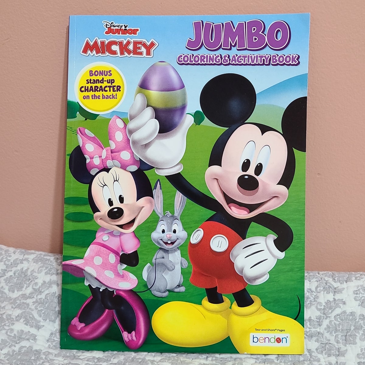 Disney Mickey - Friends Coloring and Activity Book - 16 Colors Crayons - Jumbo 224 Pages