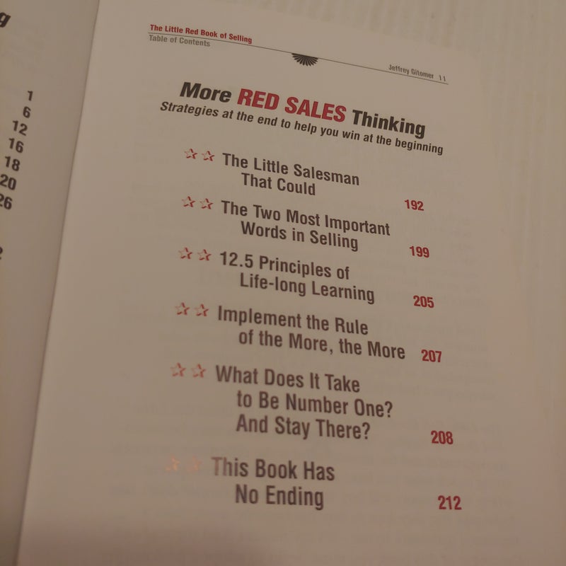 The Little Red Book of Selling