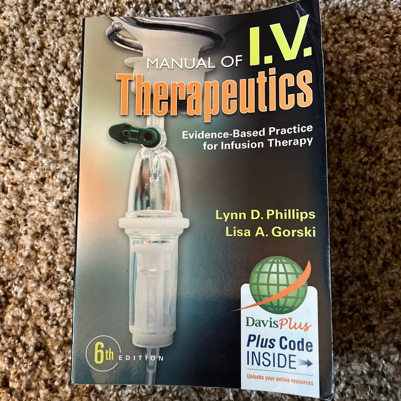 Manual of I. V. Therapeutics