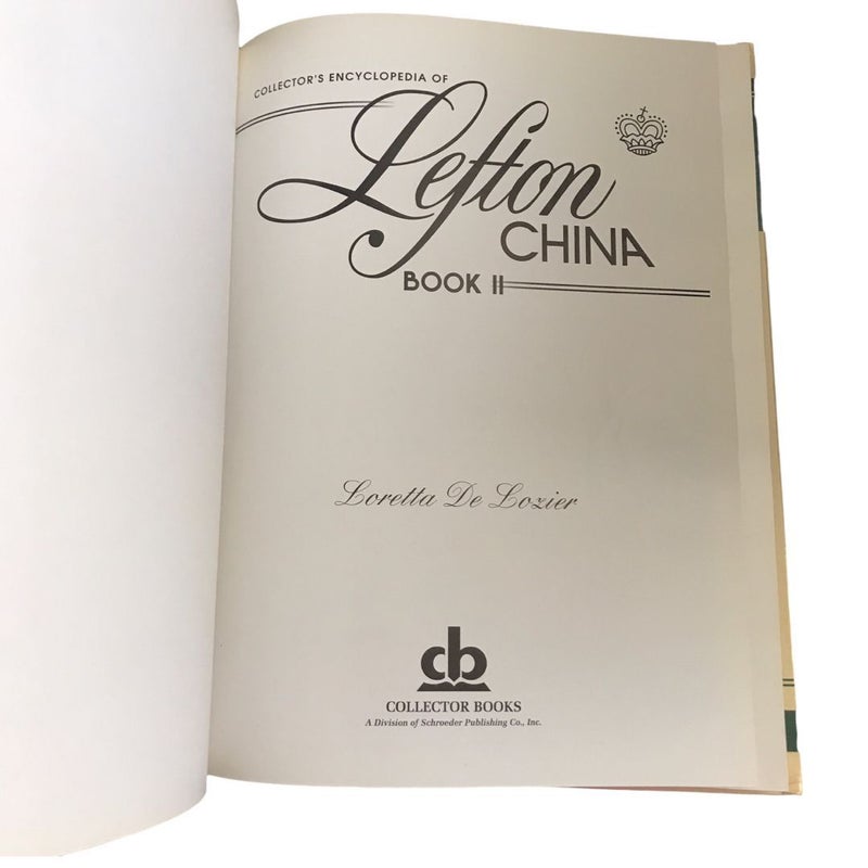 Collector's Encyclopedia of Lefton China - Book II